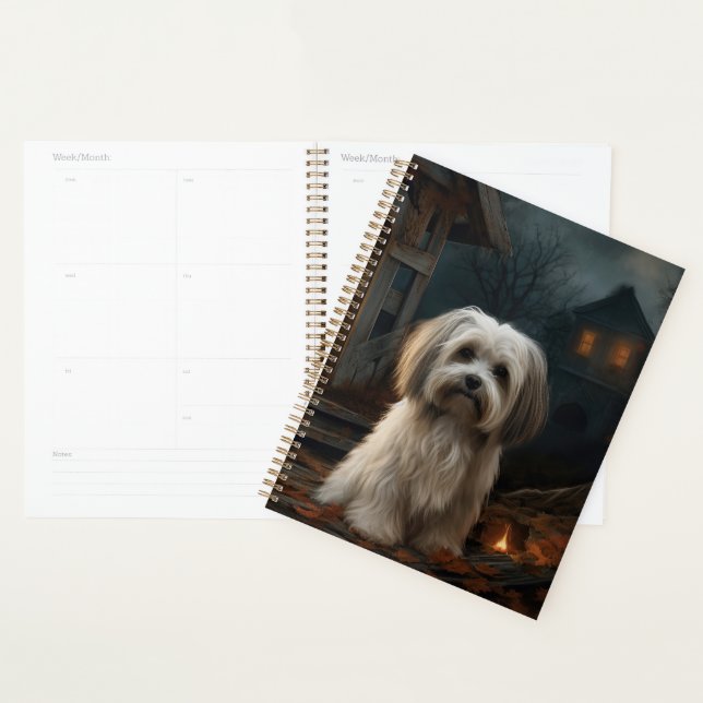 Havanese Halloween Scary Planner (Display)