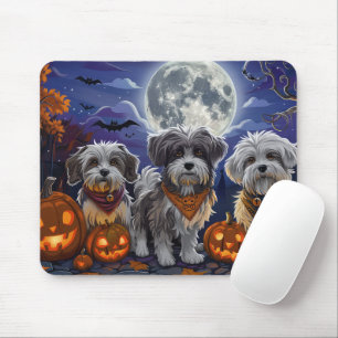 Havanese Halloween Spooky Mouse Pad