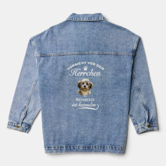 Havanese   Havanese Dog  Havanese  1  Denim Jacket