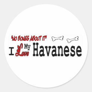 Havanese (I Love) Sticker