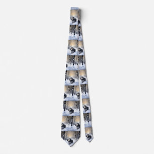 Havanese Let It Snow Christmas Tie