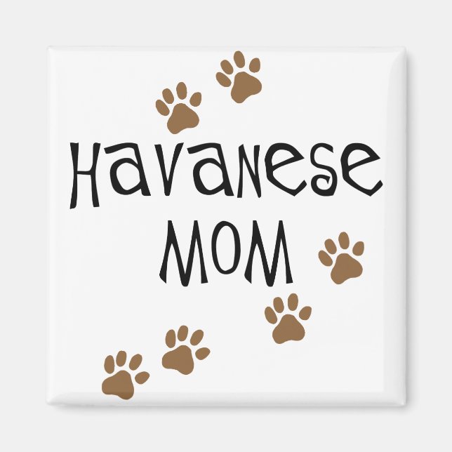 Havanese Mum Magnet (Front)