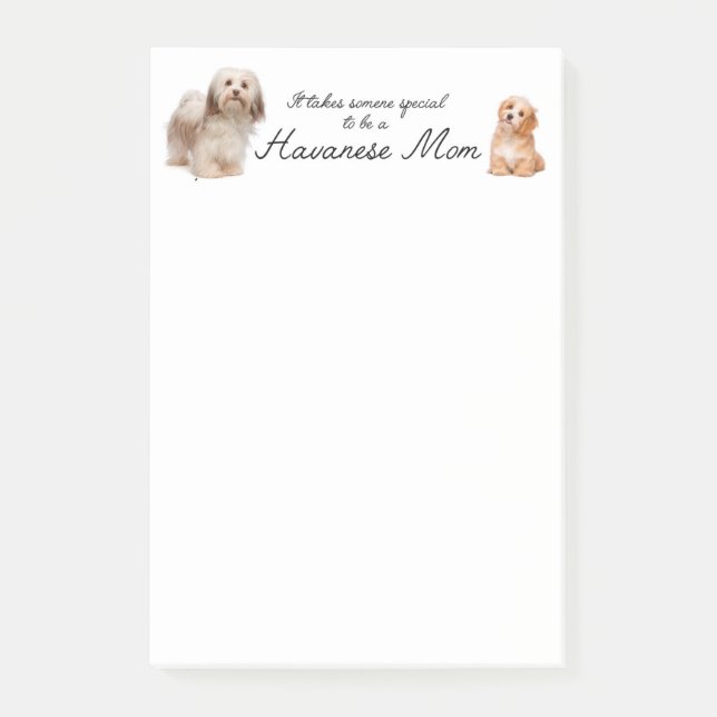 Havanese Mum Post-It Notes (Front)