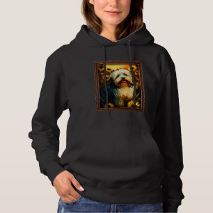 Havanese Painting Sunflower Flower Mom Women Flora Hoodie