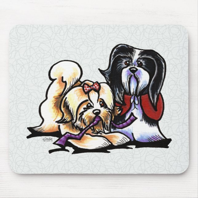 Havanese Playmates Mouse Pad (Front)