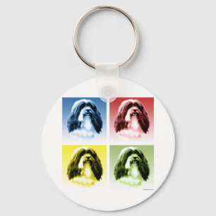 Havanese Pop Key Ring