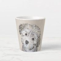 Havanese Puppy Painting - Cute Original Dog Art
