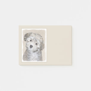 Havanese Puppy Painting - Cute Original Dog Art Post-it Notes