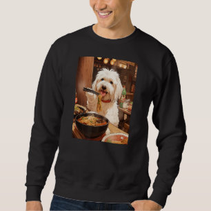 Havanese Ramen Funny Dog Japanese Food Sweatshirt