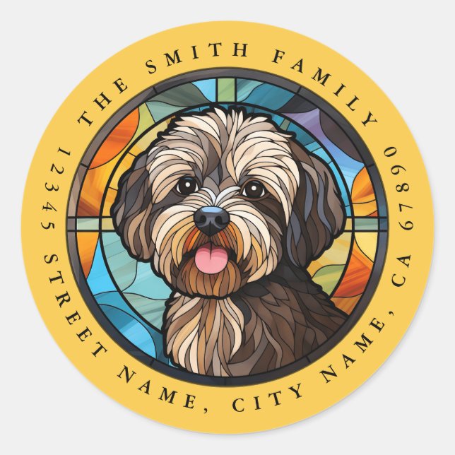 Havanese Round Stickers (Front)