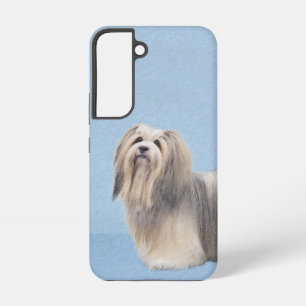 Havanese (Silver) Painting - Cute Original Dog Art Samsung Galaxy Case