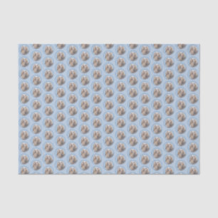Havanese (Silver) Painting - Cute Original Dog Art Tissue Paper