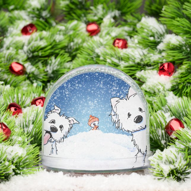 Havanese Snowglobe (Christmas)