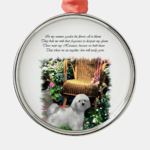Havanese Summer Garden Metal Tree Decoration