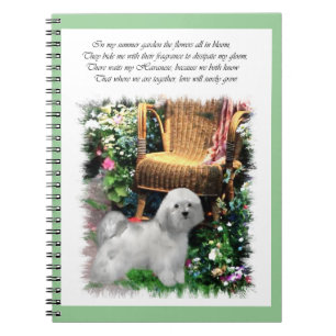 Havanese Summer Garden Notebook