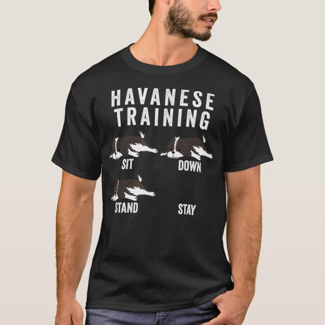 Havanese Training Dog T-Shirt (Front)