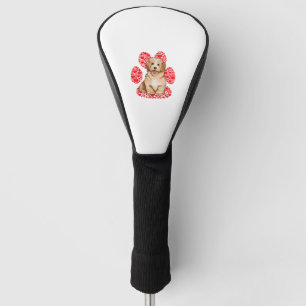 Havanese Valentines Day Dog Love Paw Golf Head Cover