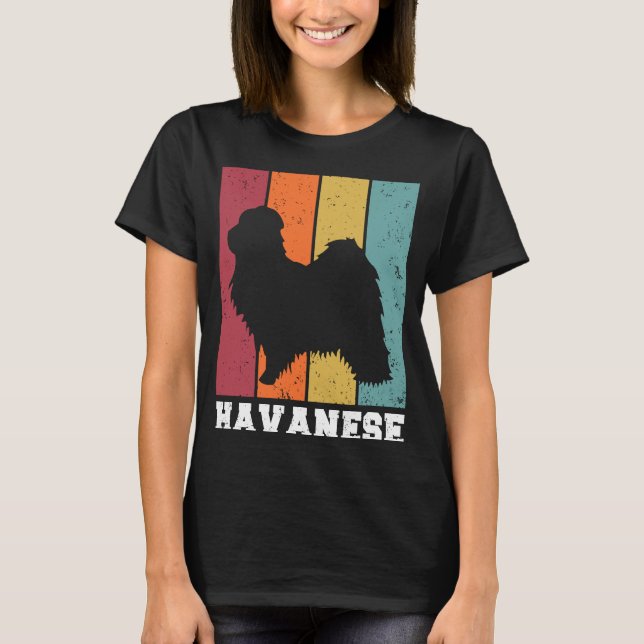 Havanese Vintage  2 T-Shirt (Front)
