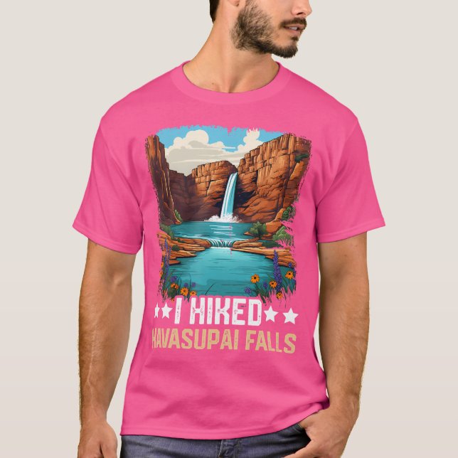 Havasu Falls Grand Canyon Arizona Hiking Camping H T-Shirt (Front)