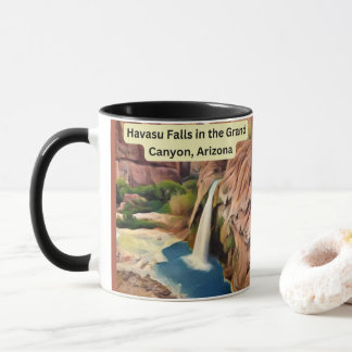 Havasu Falls is a stunning waterfall located withi Mug