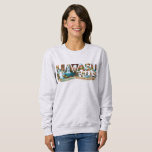 Havasu Falls Turquoise Waterfall Hidden Canyon Sweatshirt