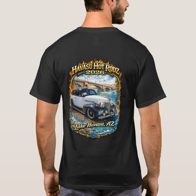 Havasu Hot Rodz 2026 T-Shirt (Back)