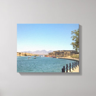 Havasu Lake Canal Canvas Print