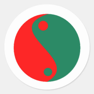 HAVE A BALANCED CHRISTMAS - Holiday stickers