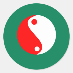 HAVE A BALANCED CHRISTMAS - Holiday stickers