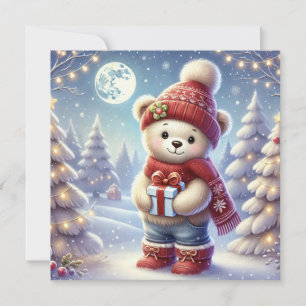 HAVE A BEARY CHRISTMAS greeting card