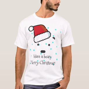 "Have a beary Merry Christmas" Men's T-Shirt