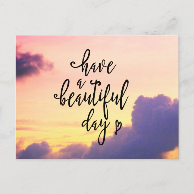have a beautiful day postcard (Front)