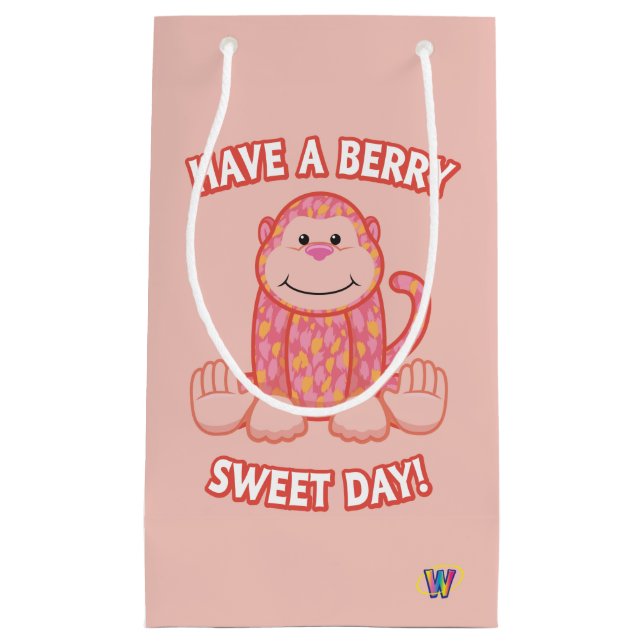 Have A Berry Sweet Day Small Gift Bag (Front)