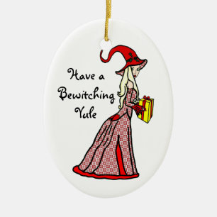 Have a Bewitching Yule Ceramic Tree Decoration