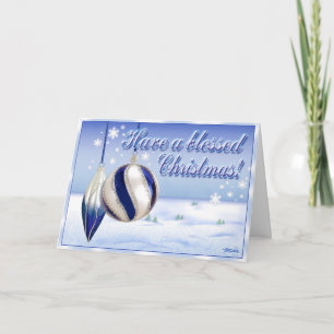 Have a Blessed Christmas Holiday Card