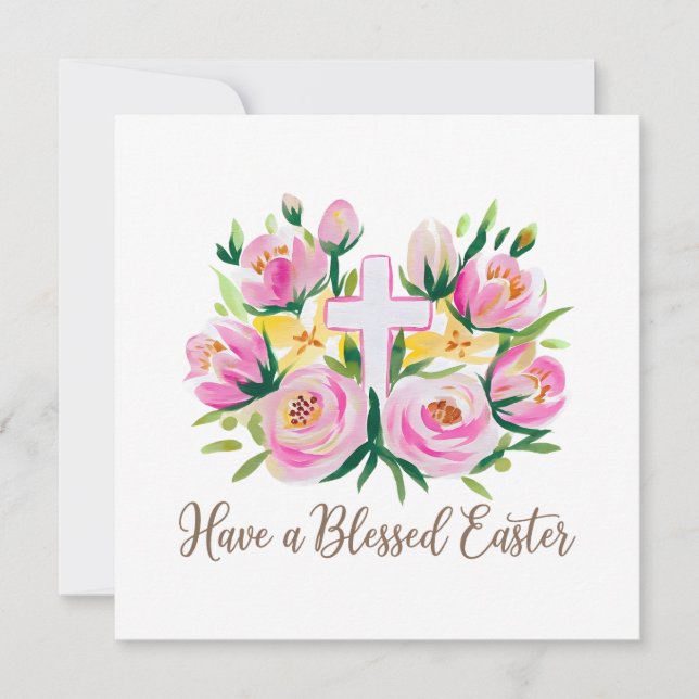 Have A Blessed Easter  Card (Front)