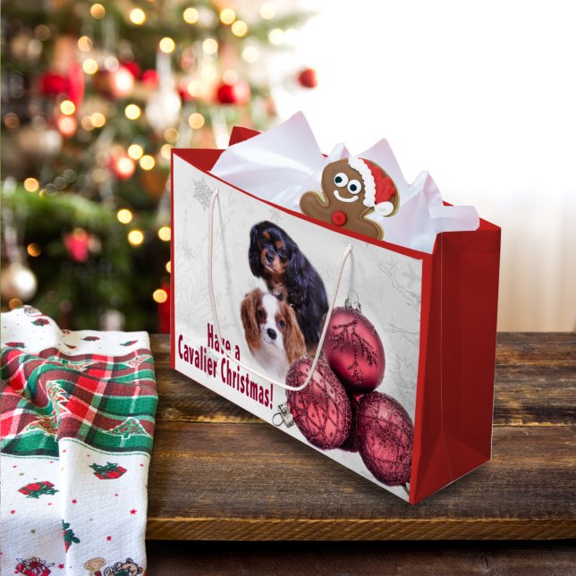 Have A Cavalier Christmas! CKCS Gift Bag (Creator Uploaded)