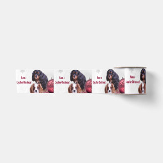 Have A Cavalier Christmas! CKCS Ribbon Satin Ribbon