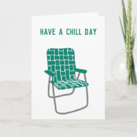 Have a Chill Birthday Retro Lawn Chair Birthday