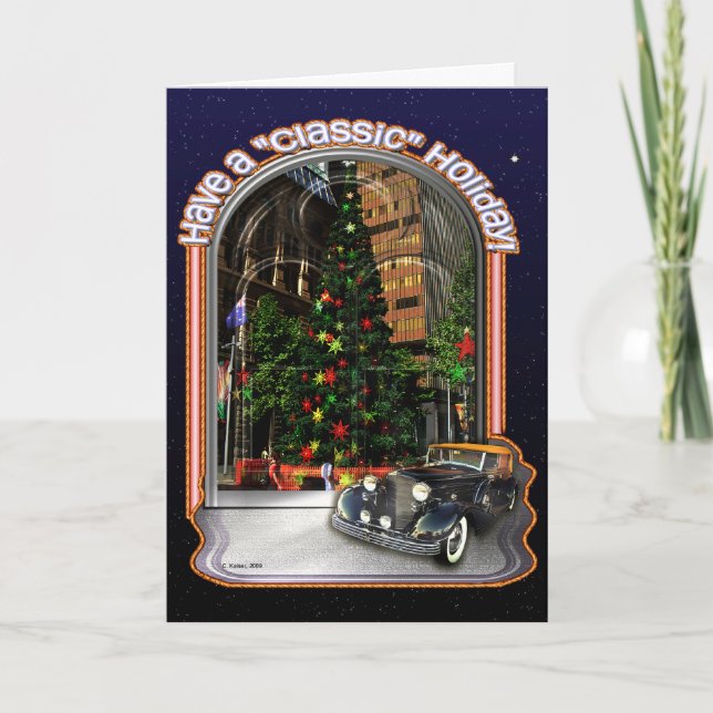 HAVE A "CLASSIC" HOLIDAY! HOLIDAY CARD (Front)