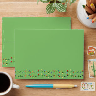 Have A Colourful String Lights Holiday Season Envelope