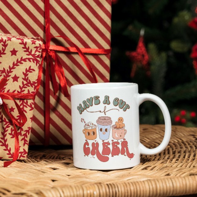 Have a cup of cheer: Christmas Drinking Coffee Mug (Creator Uploaded)