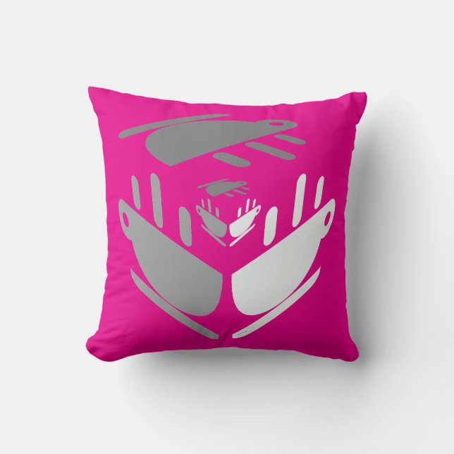 Have A Cup Of Java Hot Pink       Cushion (Front)