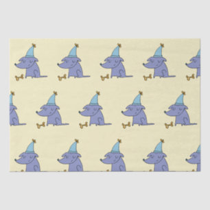 Have a Dog Gone Good Birthday Dog with Party Hat Tissue Paper