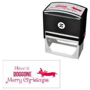 Have a Doggone Merry Christmas Self-inking Stamp