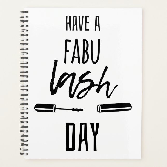 Have A Fabu Lash Day Planner (Front)