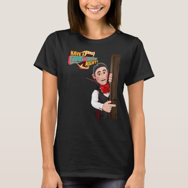 Have a Fang Tastic night  Halloween vampire T-Shirt (Front)