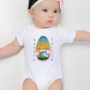Have a Fun Sunny Memorable Easter Personalised Baby Bodysuit