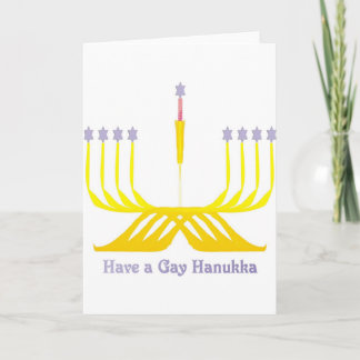Have a Gay Hanukka Greeting Card