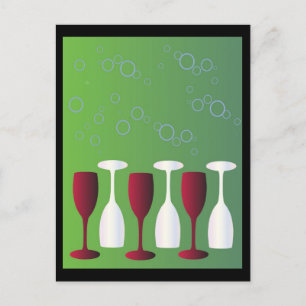 Have a glass of wine! postcard